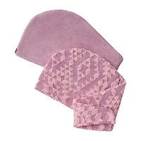 Bearpaw 2-pk. Geometric Hair Wrap