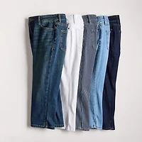 St. John's Bay Womens Secretly Slender Mid Rise Capri Jean