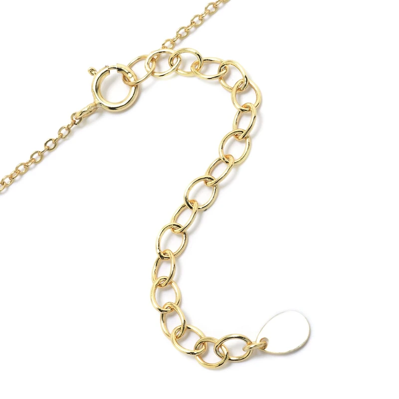 Silver Treasures Magic Womens 14K Gold Over Silver 16 Inch Pendant Necklace