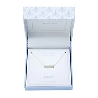 Silver Treasures Magic Womens 14K Gold Over Silver 16 Inch Pendant Necklace