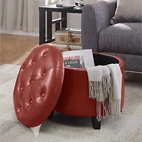 Designs4Comfort Round Ottoman