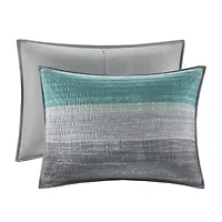 Madison Park Essentials Barret Quilt Set with Cotton Bed Sheets