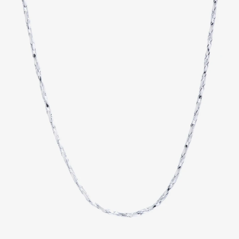 Silver Reflections Pure Over Brass 16-30" Chain Necklace