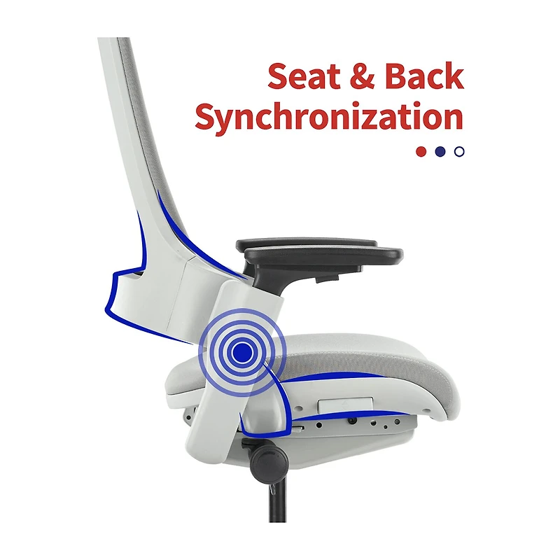 Furniture of America™ Office + Library Collection Adjustable Height Office Chair