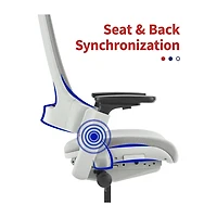 Furniture of America™ Office + Library Collection Adjustable Height Office Chair