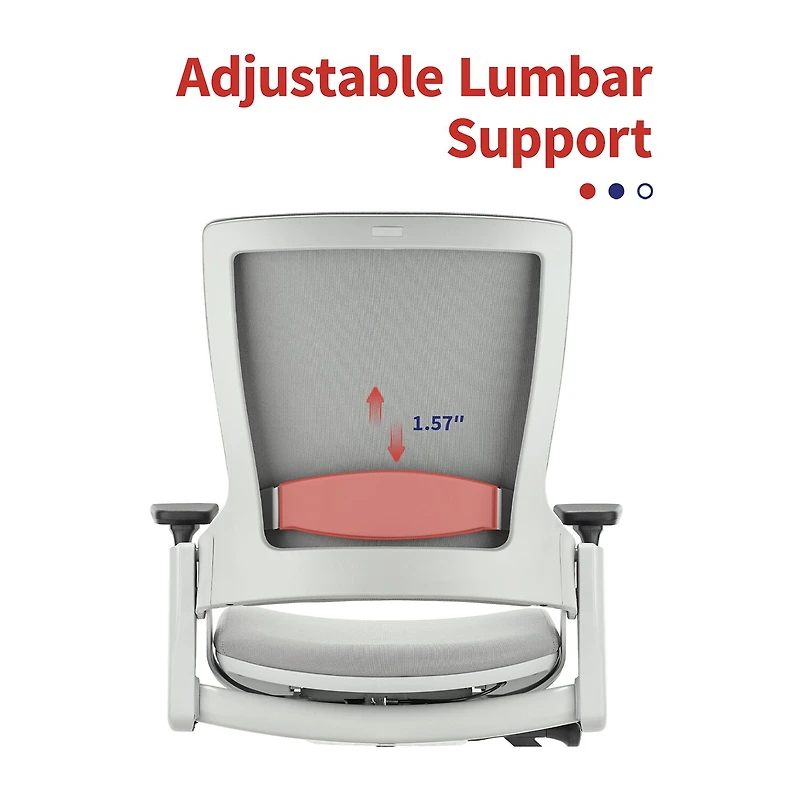 Furniture of America™ Office + Library Collection Adjustable Height Office Chair