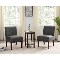 Furniture of America™ 3-pc. Upholstered Slipper Chair