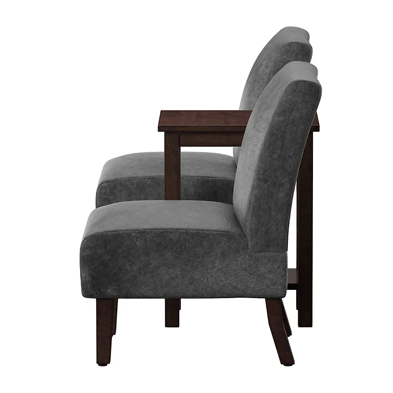 Furniture of America™ 3-pc. Upholstered Slipper Chair