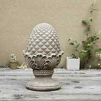 Glitzhome 16.5" Mgo Artichoke Garden Figurine