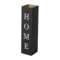 Glitzhome 30H Double Sided Black Boxed Outdoor Planters