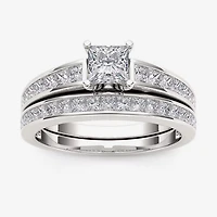 1 1/2 CT.T.W. Natural Diamond 14K Yellow Gold Bridal Set