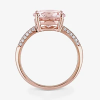 Pink Morganite 14K Gold Engagement Ring