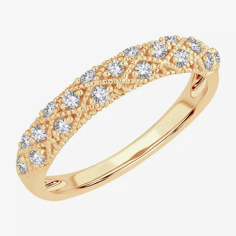 Womens / CT. T.W. Natural White Diamond 10K Gold Anniversary Wedding Band