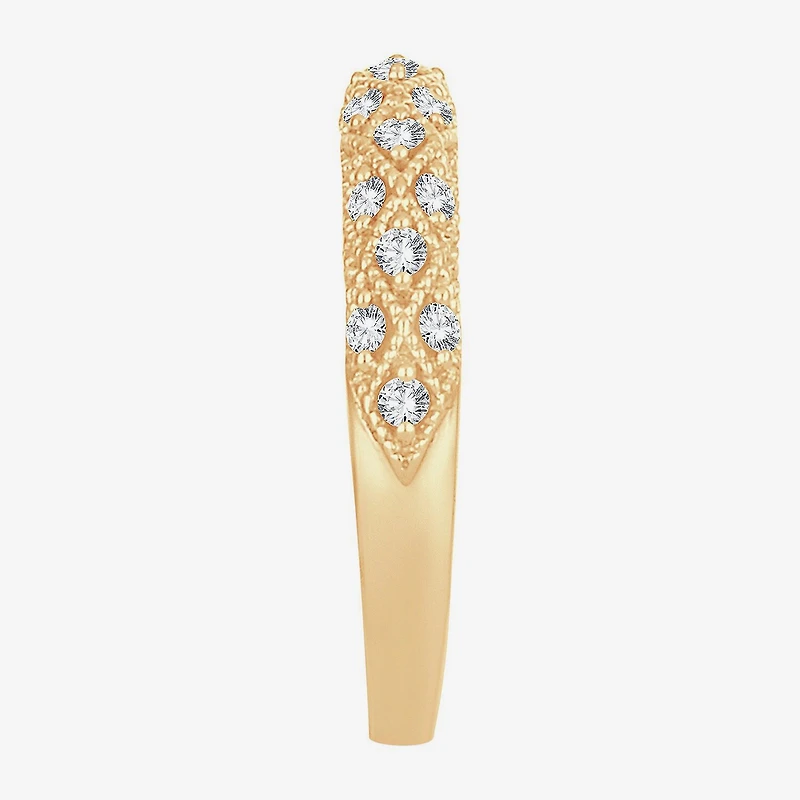 Womens / CT. T.W. Natural White Diamond 10K Gold Anniversary Wedding Band