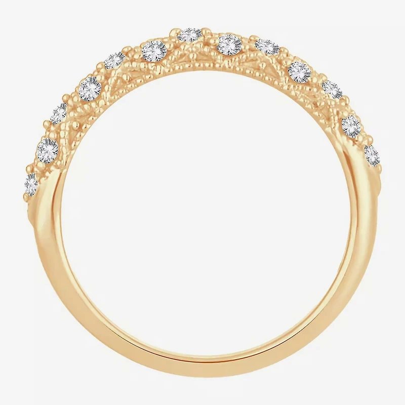 Womens / CT. T.W. Natural White Diamond 10K Gold Anniversary Wedding Band