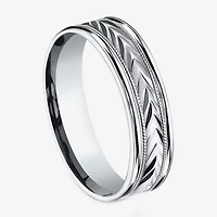 Mens 6MM 10K Gold Wedding Band