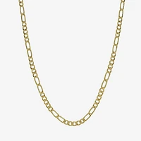 10K Yellow Gold 2.9mm 18" Hollow Figaro Chain
