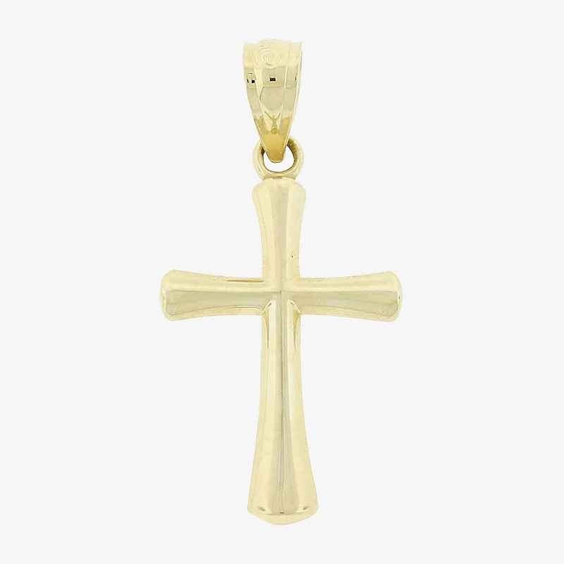 14K Gold Cross Charm