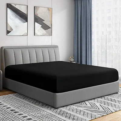 Swift Home Ultra Soft Easy Fit Elastic Extra Deep Pocket Wrinkle Resistant Fitted Sheet