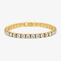 JS Jessica Simpson Gold Tone Womens 3-pc. Glass Bracelet Set