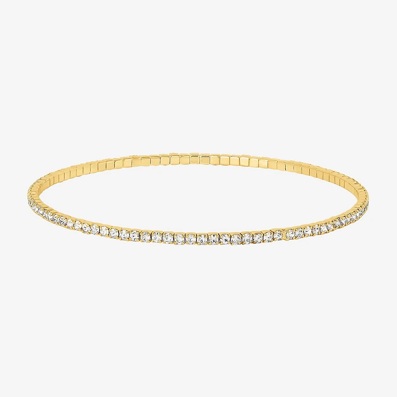 JS Jessica Simpson Gold Tone Womens 3-pc. Glass Bracelet Set