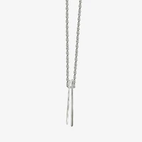 Personalized 14K Gold Over Silver Family Name Pendant Necklace