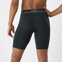 Hanes Moves X-Temp Performance Total Support Pouch Mens 4 Pack Long Leg Boxer Briefs Umsld4