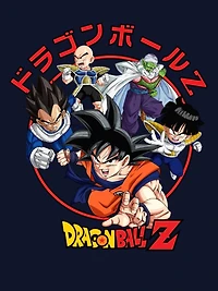 Novelty Mens Crew Neck Short Sleeve Relaxed Fit Dragon Ball Z Graphic T-Shirt