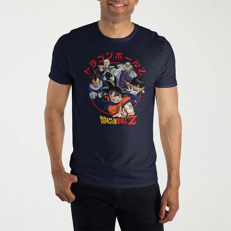 Novelty Mens Crew Neck Short Sleeve Relaxed Fit Dragon Ball Z Graphic T-Shirt