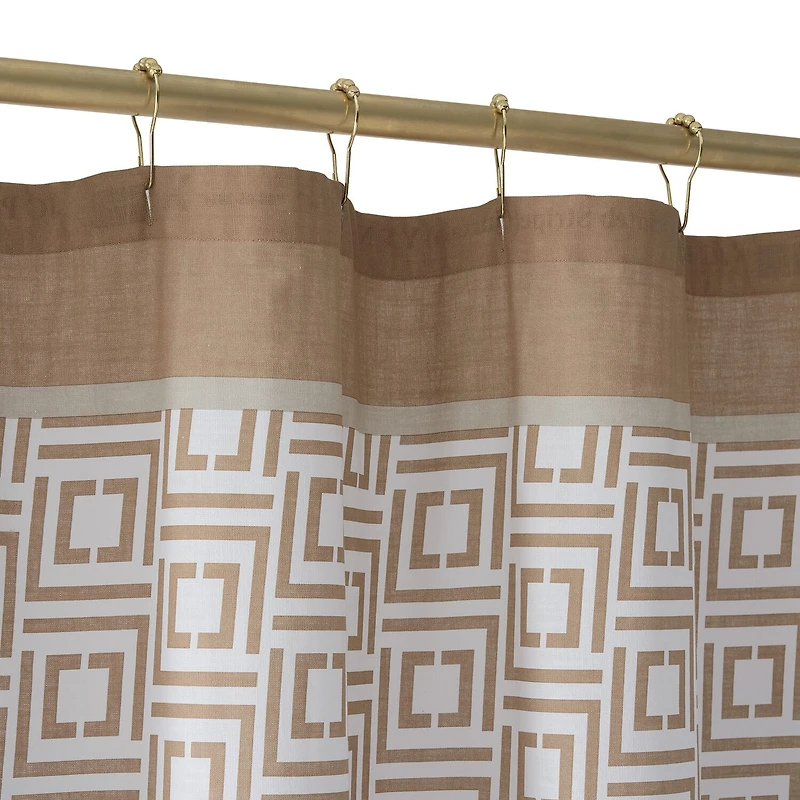 Liz Claiborne Logo Shower Curtain