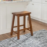 Barberry Counter Height Stool in Honey Brown