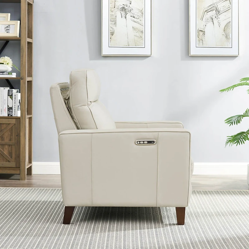 Ashby Upholstered Roll Arm Recliner