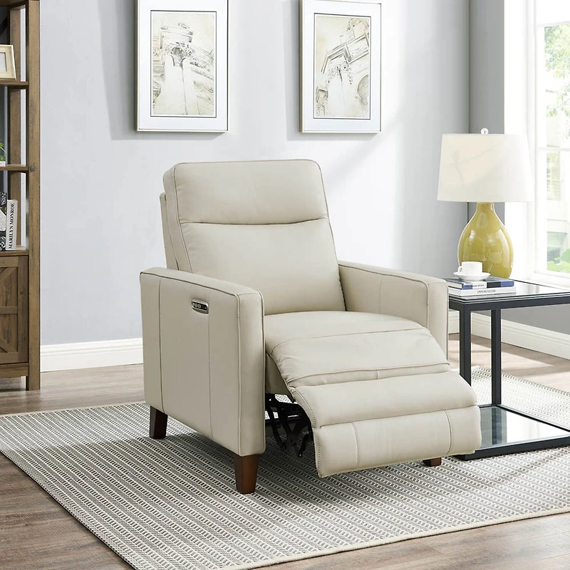 Ashby Upholstered Roll Arm Recliner
