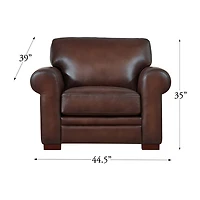 Brookfield Upholstered Roll Arm Chair