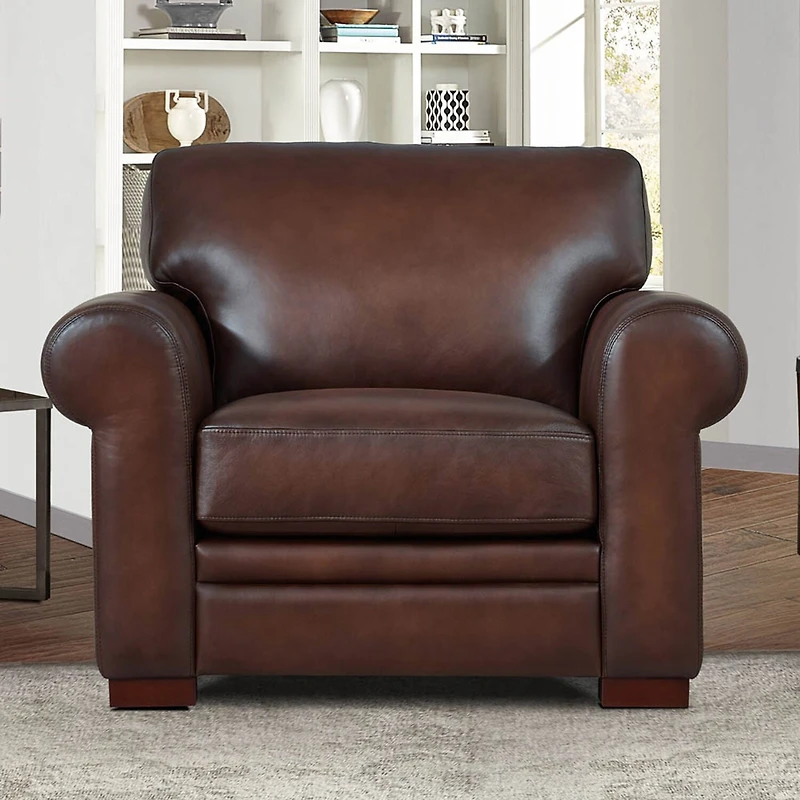 Brookfield Upholstered Roll Arm Chair