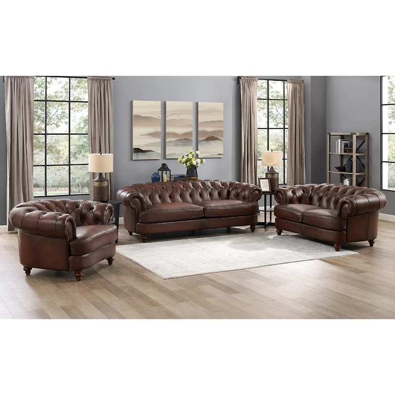 Newport Roll Arm Upholstered Sofa