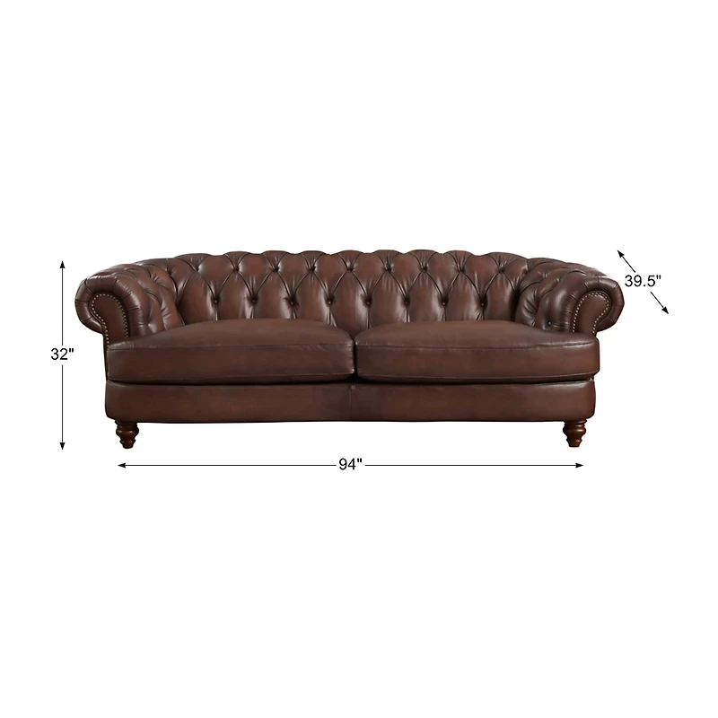 Newport Roll Arm Upholstered Sofa