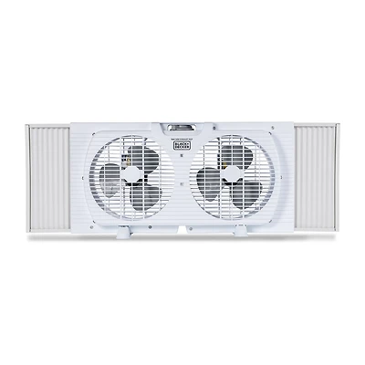 Black+Decker 9 " Dual Window Fan