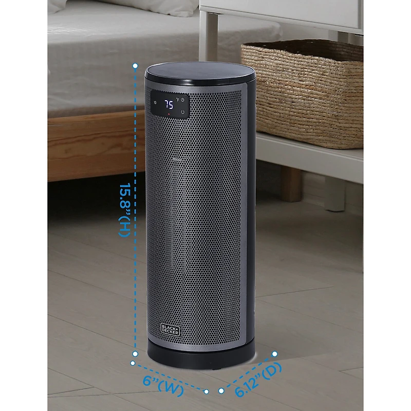 Black+Decker Tower Heater With Remote Control Bhtc209 Heater