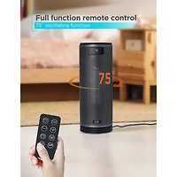 Black+Decker Tower Heater With Remote Control Bhtc209 Heater