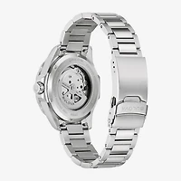 Bulova Mens Automatic Two Tone Stainless Steel Bracelet Watch 98b467