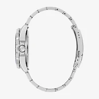 Bulova Mens Automatic Silver Tone Stainless Steel Bracelet Watch 98b466