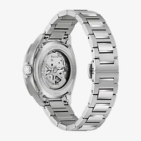 Bulova Classic Bul Mens Automatic Silver Tone Stainless Steel Bracelet Watch 96b484