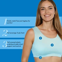 Bestform Tank Style Cotton Comfort Bra 3pk - 5009012PP