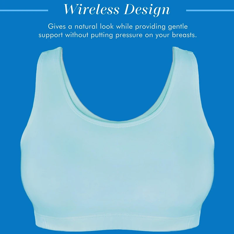 Bestform Tank Style Cotton Comfort Bra 3pk - 5009012PP