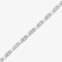 Womens 1 CT. T.W. Lab Grown White Diamond 10K Gold Tennis Bracelet