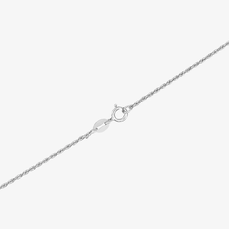 Womens Multi Color Cubic Zirconia Sterling Silver 18 Inch Pendant Necklace