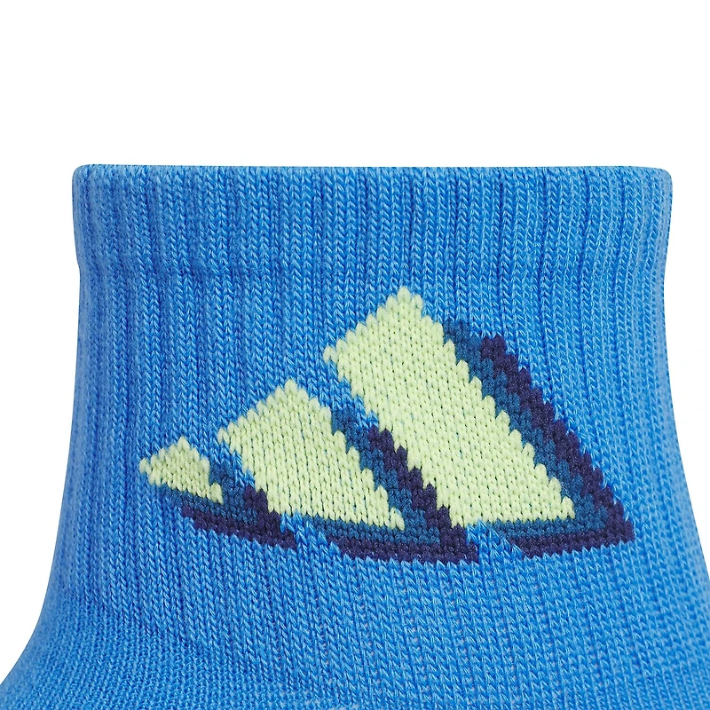 adidas Superlite Boys 6 Pair Quarter Ankle Socks