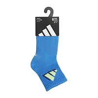 adidas Superlite Boys 6 Pair Quarter Ankle Socks