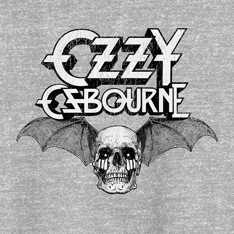 Ozzy Ozbourne Mens Crew Neck Short Sleeve Classic Fit Big and Tall Graphic T-Shirt
